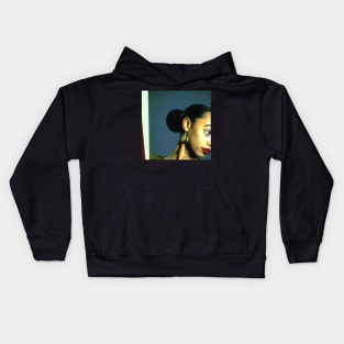 sade tilted his head Kids Hoodie